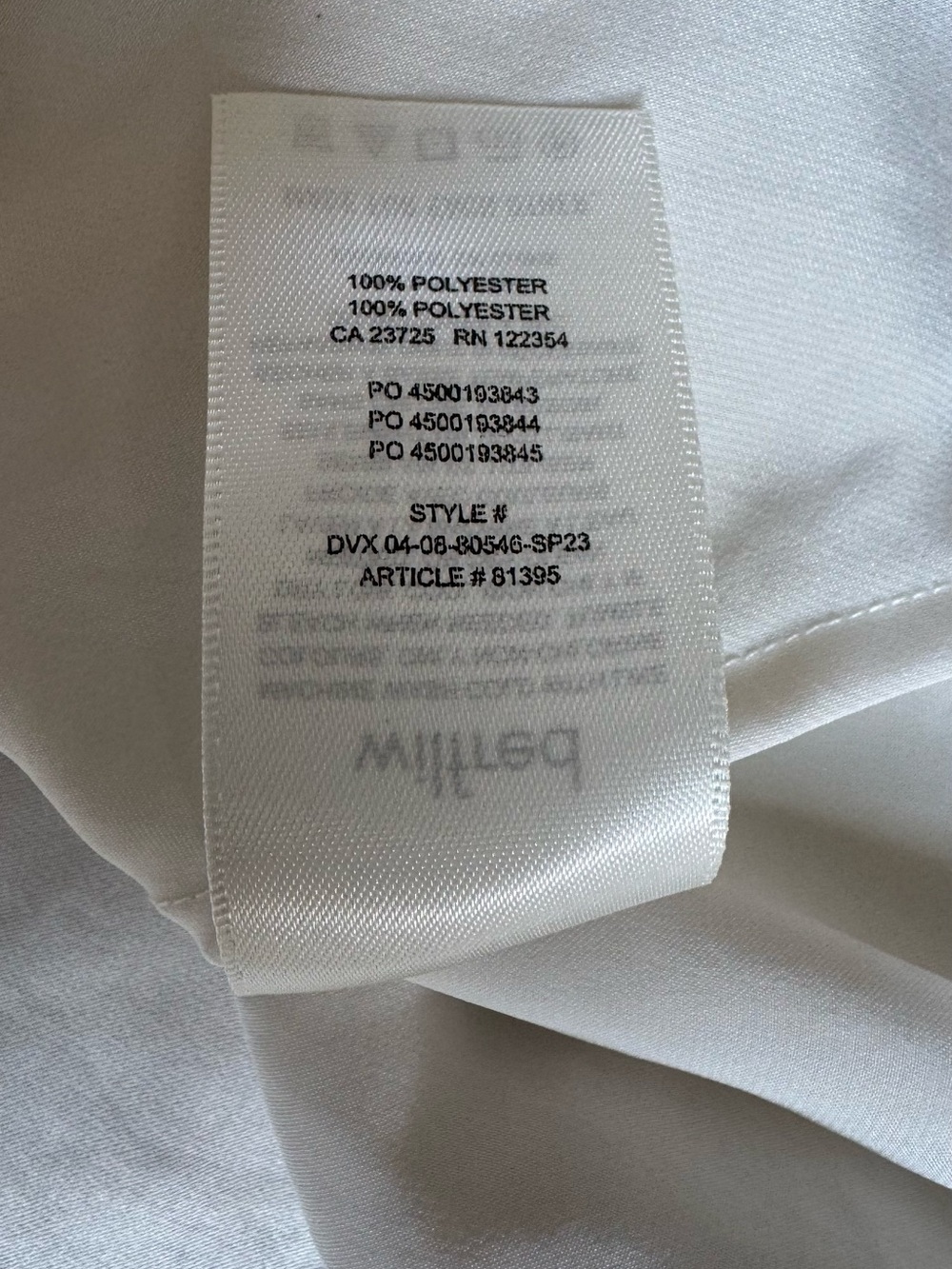 Wilfred White V-Neck Slip Camisole - Picture 7 of 7